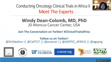 Meet the Expert: Dr Windy Dean-Colomb ( Dr Windy Dean-Colomb - JD Moncus Cancer Center, Lafayette, USA )