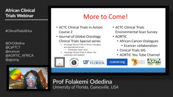 Conducting Oncology Clinical Trials in Africa II: Regulatory Process for Clinical Trials in Africa ( Mr Dennis Ake, MSc. )
