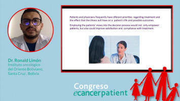 Calidad de vida del paciente con tratamiento oncológico, ¿Es importante al momento de decidir un tratamiento? ( Dr. Ronald Limón, Instituto Oncológico del Oriente Boliviano / OncoBolivia, Santa Cruz , Bolivia )