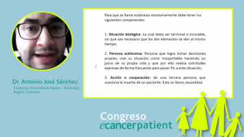 Eutanasia ( Dr. Antonio José Sánchez - Fundacion Universitaria Sanitas - Unisanitas, Bogotá, Colombia )