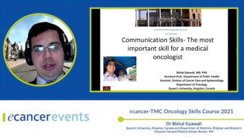 Communication in oncology: Does it matter? ( Dr Bishal Gyawali  - Queen's University, Kingston, Canada and Department of Medicine, Brigham and Women’s Hospital, Harvard Medical School, Boston, MA )