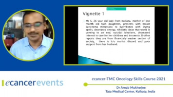 Managing psychological distress at EOL ( Dr Arnab Mukherjee - Tata Medical Center, Kolkata, India )