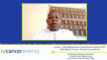 Importance of distance education ( Mr Ibrahima Madougou Moubarak - President Ligue Nigérienne de Lutte Contre le Cancer (LNLC), Níger )