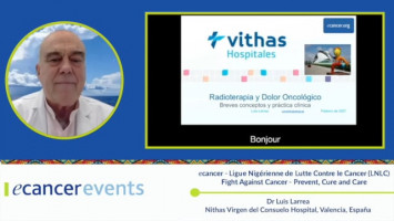 The role of radiotherapy in pain management ( Dr Luis Larrea - Vithas Nisa "Virgen del Consuelo" Hospitals, Spain )
