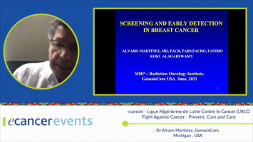Early cancer detection through screening ( Dr. Alvaro Martínez - GenessisCare, Michigan, USA )