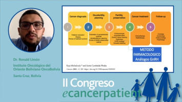 Preservacion de la fertilidad farmacológica ( Dr. Ronald Limón, Instituto Oncológico del Oriente Boliviano / OncoBolivia, Santa Cruz , Bolivia )