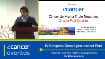 Cáncer de Mama Triple Negativo Cirugia post quimio ( Dr. Gonzalo Ziegler - Instituto Nacional de Enfermedades Neoplásicas (INEN), Peru )