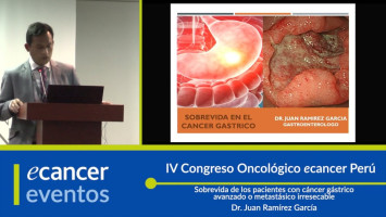Sobrevida de los pacientes con cáncer gástrico avanzado o metastásico irresecable ( Dr. Juan Ramírez García - Liga Contra el Cáncer, Perú )