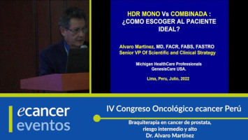 Braquiterapia en cancer de prostata, riesgo intermedio y alto ( Dr. Alvaro Martinez - GenesisCare, Michigan, USA )