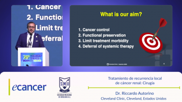 Tratamiento de recurrencia local de cáncer renal:  Cirugía ( Dr. Riccardo Autorino - Cleveland Clinic, Cleveland, Estados Unidos )
