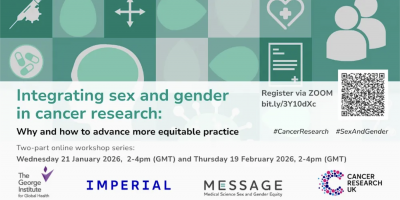 Integrating sex and gender in cancer research: Why and how to advance more equitable practice - Workshop 2